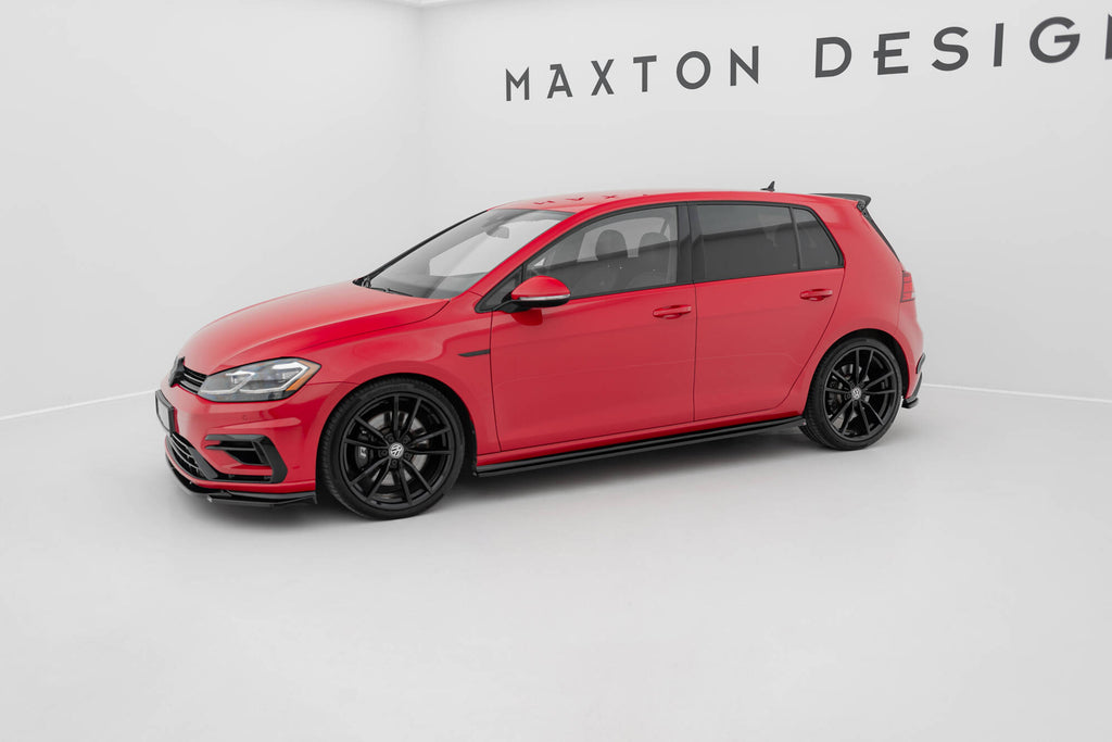 Set of splitters v.2 volkswagen golf r hatchback mk7 facelift