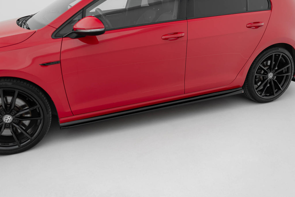 Set of splitters v.2 volkswagen golf r hatchback mk7 facelift