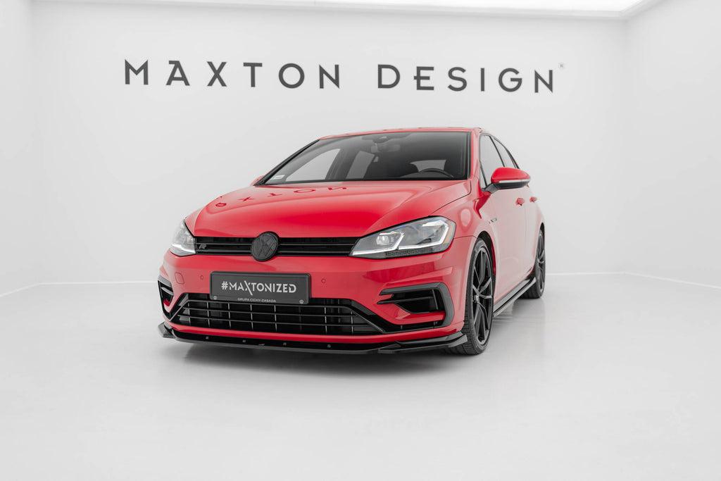 Set of splitters v.2 volkswagen golf r hatchback mk7 facelift