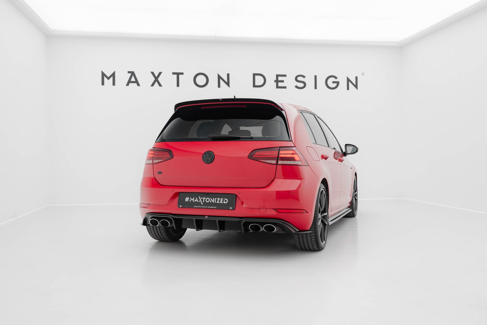 Set of splitters v.2 volkswagen golf r hatchback mk7 facelift