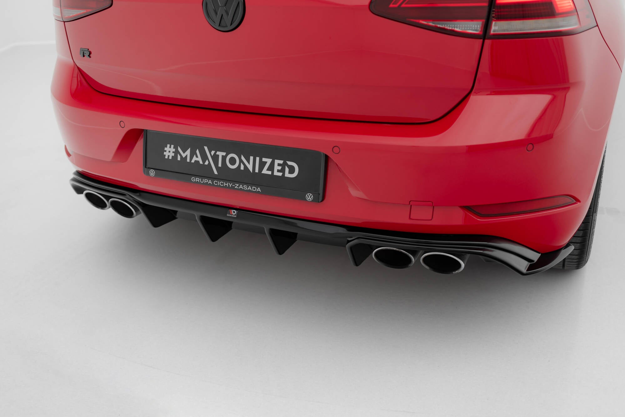 Set of splitters v.2 volkswagen golf r hatchback mk7 facelift