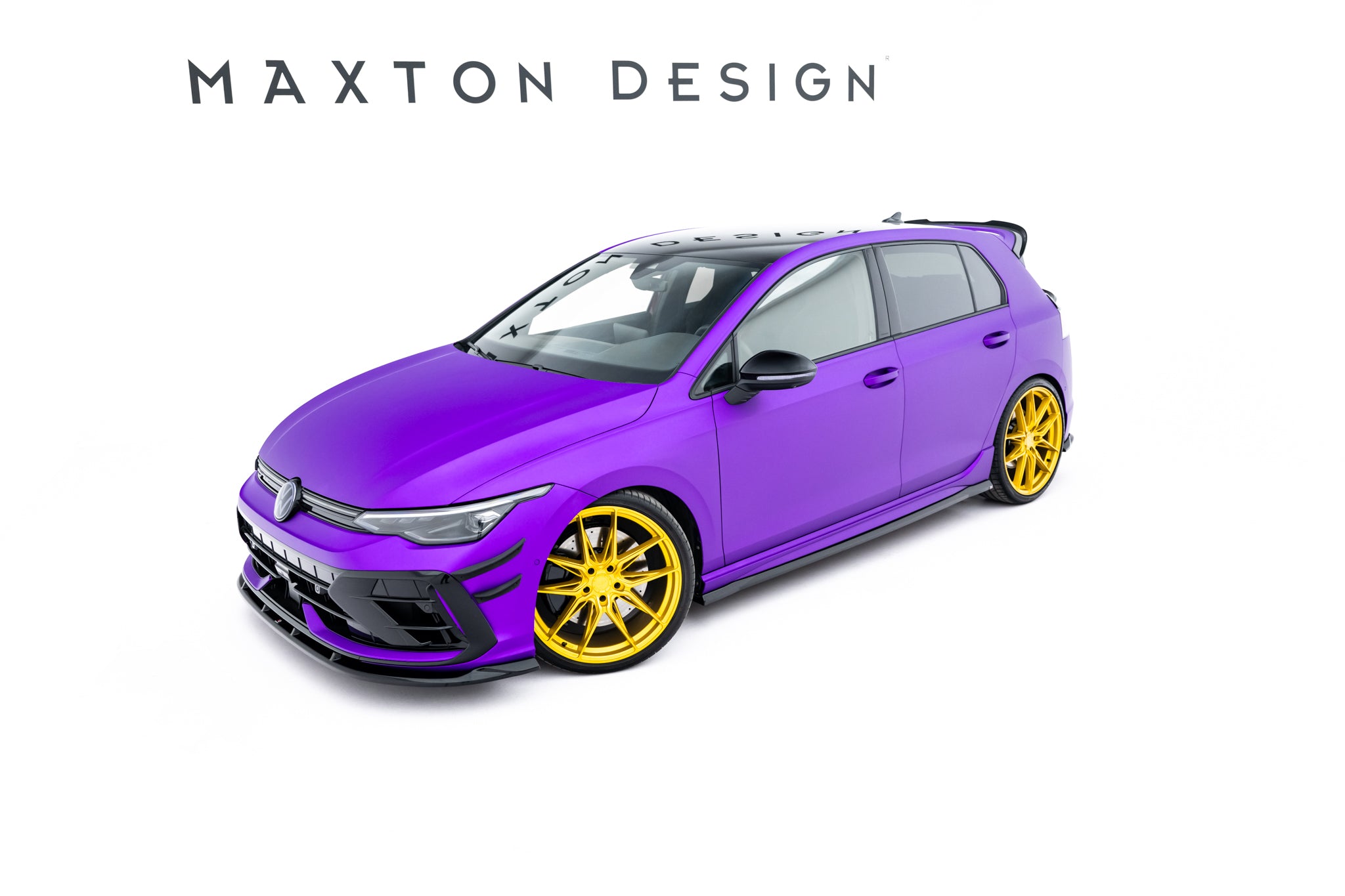 Set of splitters v.2 volkswagen golf r mk8 facelift