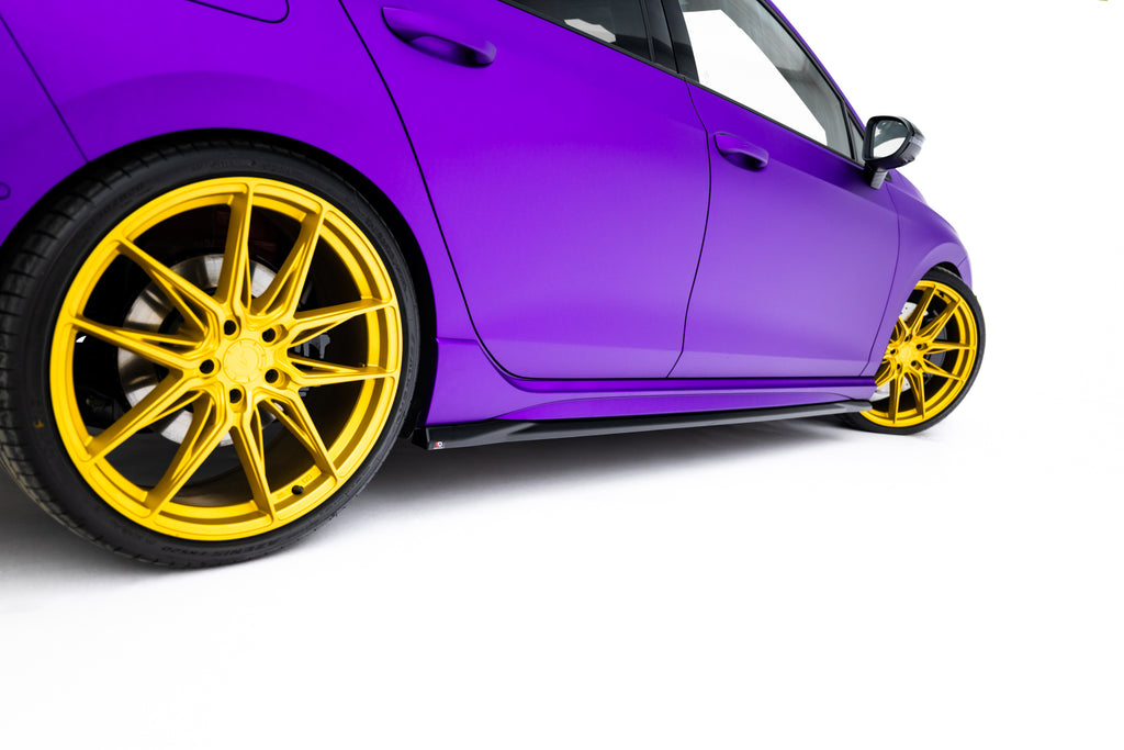 Set of splitters v.2 volkswagen golf r mk8 facelift