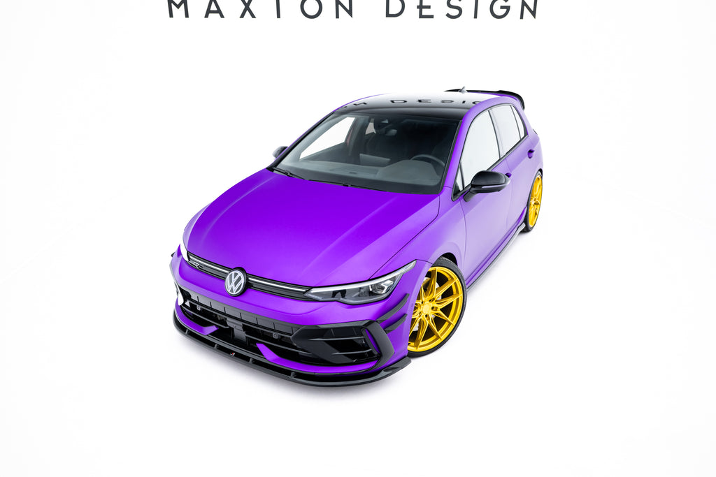 Set of splitters v.2 volkswagen golf r mk8 facelift