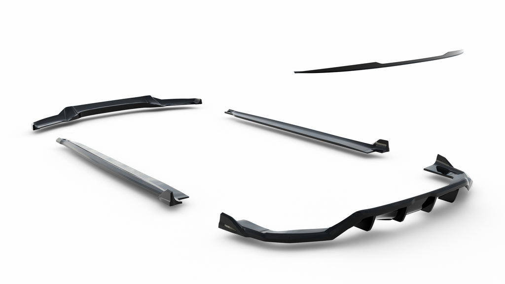 Set of splitters v.2 suitable for bmw x6 m-pack f16