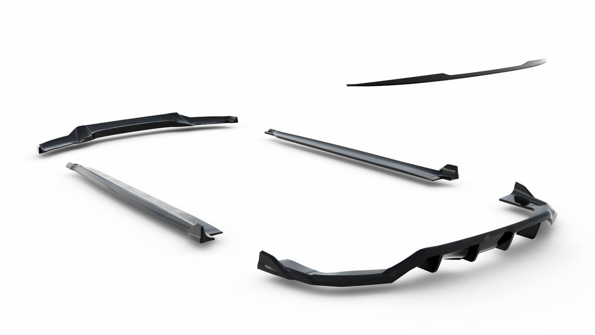Set of splitters v.2 suitable for bmw x6 m-pack f16
