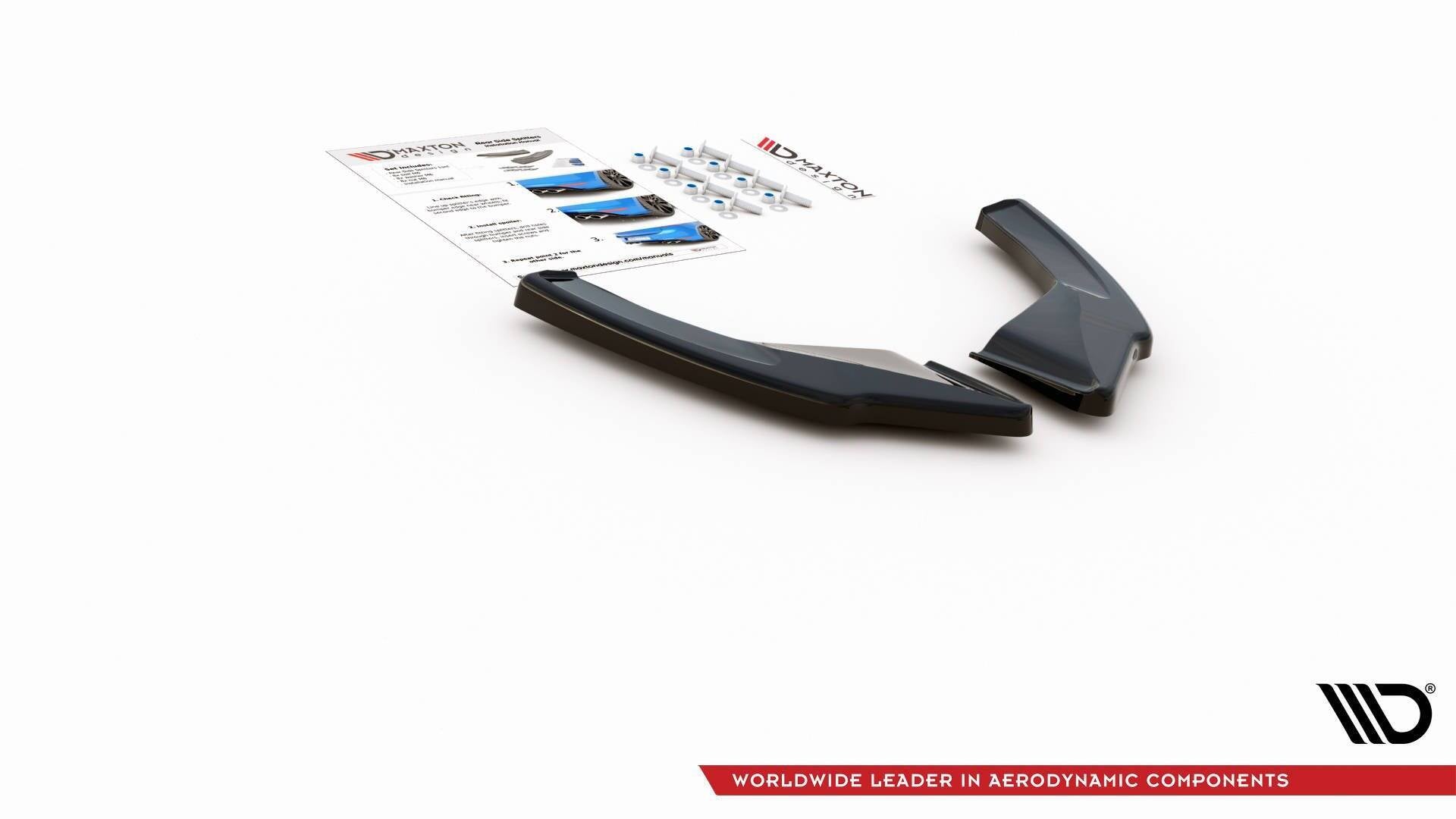 Set of Splitters v.3 Volkswagen Golf GTI MK8 Facelift