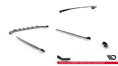 Set of splitters v.3 volkswagen golf r mk8 facelift