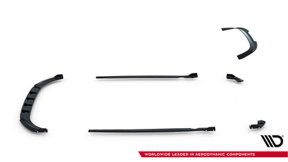 Set of splitters v.3 volkswagen golf r mk8 facelift