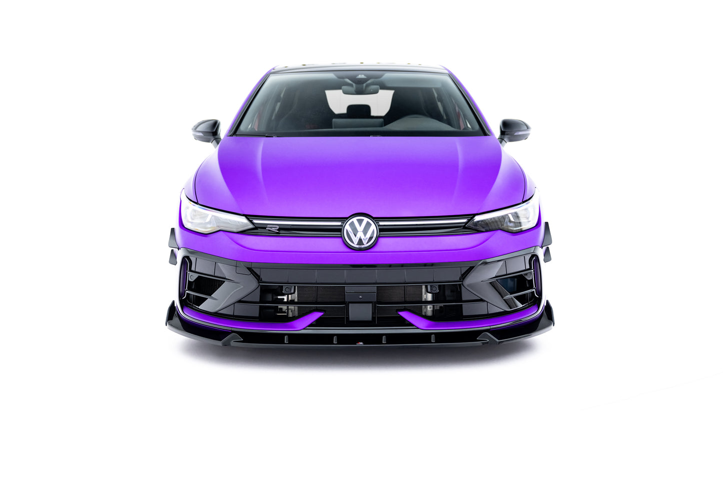 Set of splitters v.3 volkswagen golf r mk8 facelift