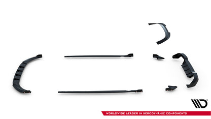 Set of splitters v.4 volkswagen golf r mk8 facelift
