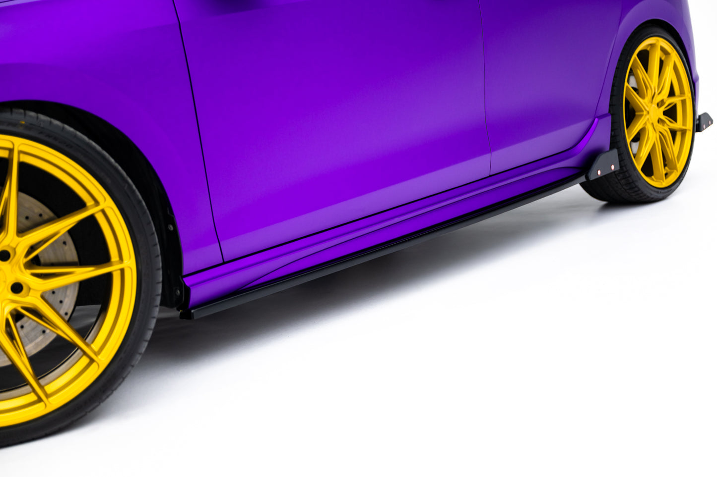 Set of splitters v.4 volkswagen golf r mk8 facelift