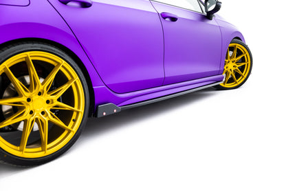 Set of splitters v.4 volkswagen golf r mk8 facelift