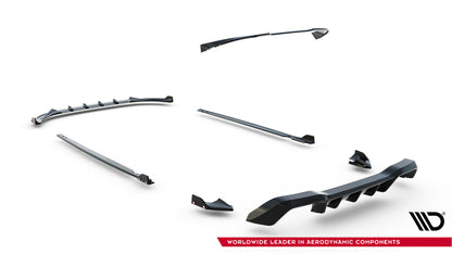 Set of splitters v.4 volkswagen golf r mk8 facelift