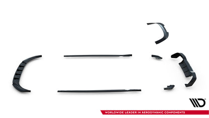 Set of splitters v.5 volkswagen golf r mk8 facelift