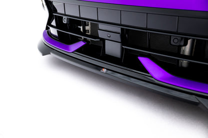 Set of splitters v.6 volkswagen golf r mk8 facelift