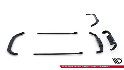 Set of splitters v.6 volkswagen golf r mk8 facelift