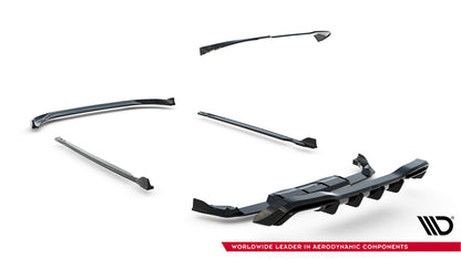 Set of splitters v.6 volkswagen golf r mk8 facelift