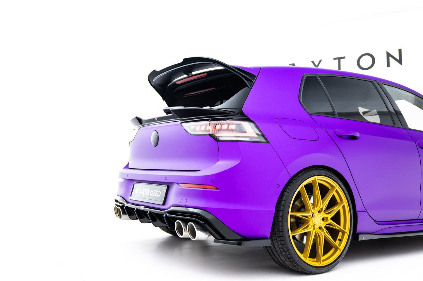 Set of splitters v.6 volkswagen golf r mk8 facelift