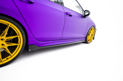 Set of splitters v.6 volkswagen golf r mk8 facelift