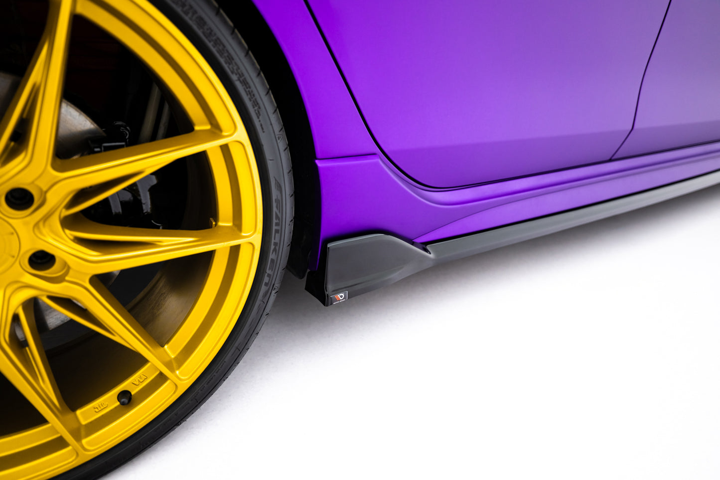 Set of splitters v.6 volkswagen golf r mk8 facelift