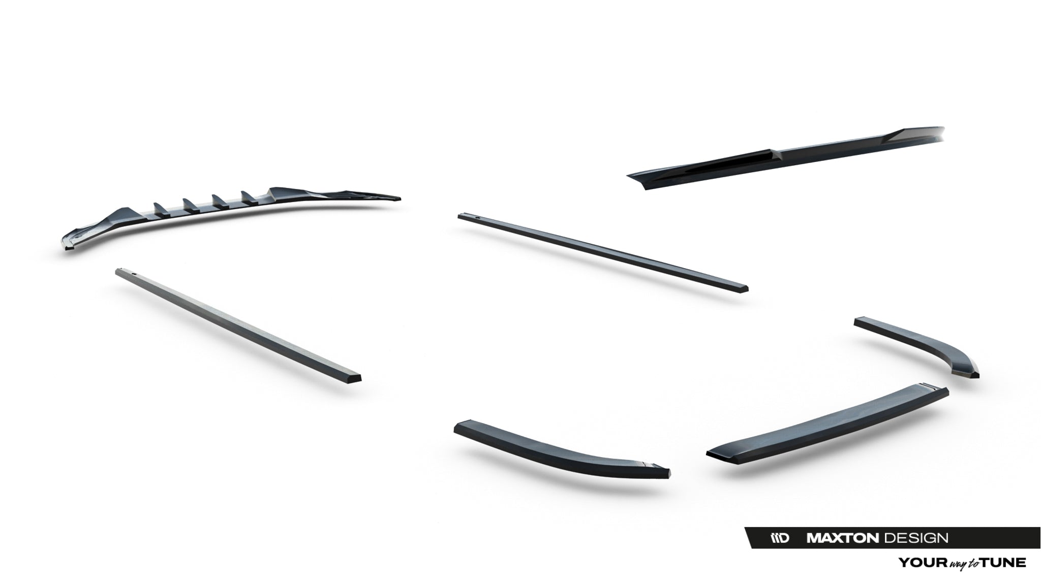 Set of splitters volkswagen jetta gli mk7 facelift 2