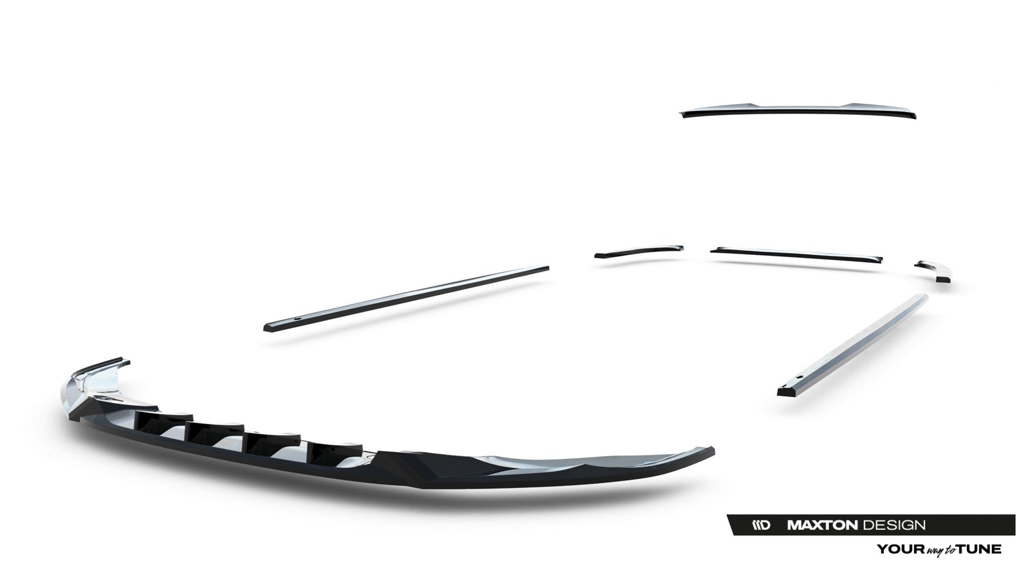 Set of splitters volkswagen jetta gli mk7 facelift 2