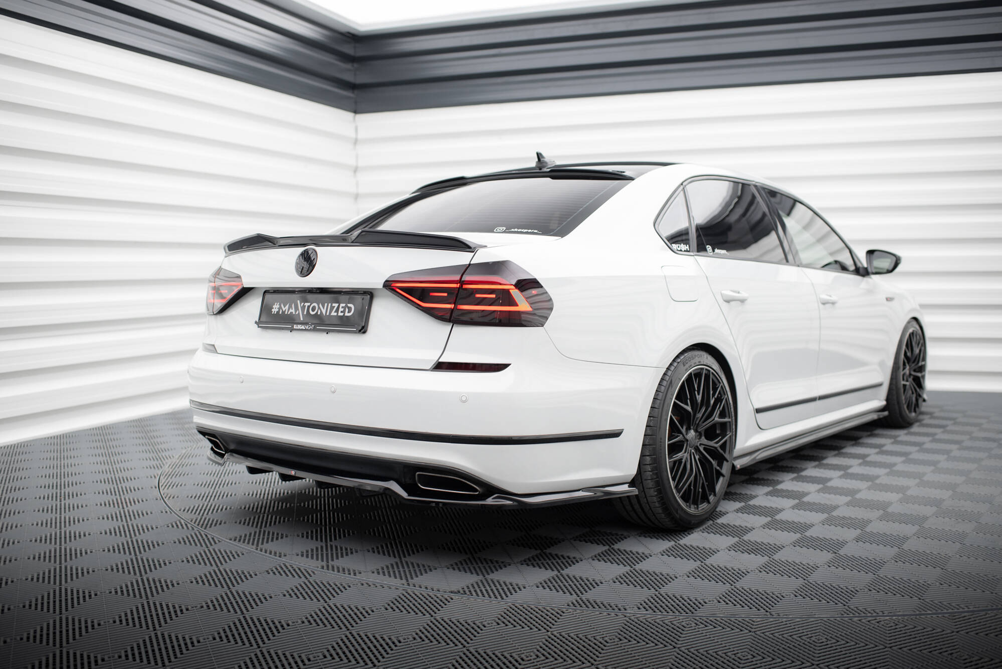 Set of splitters volkswagen passat gt b8 facelift usa