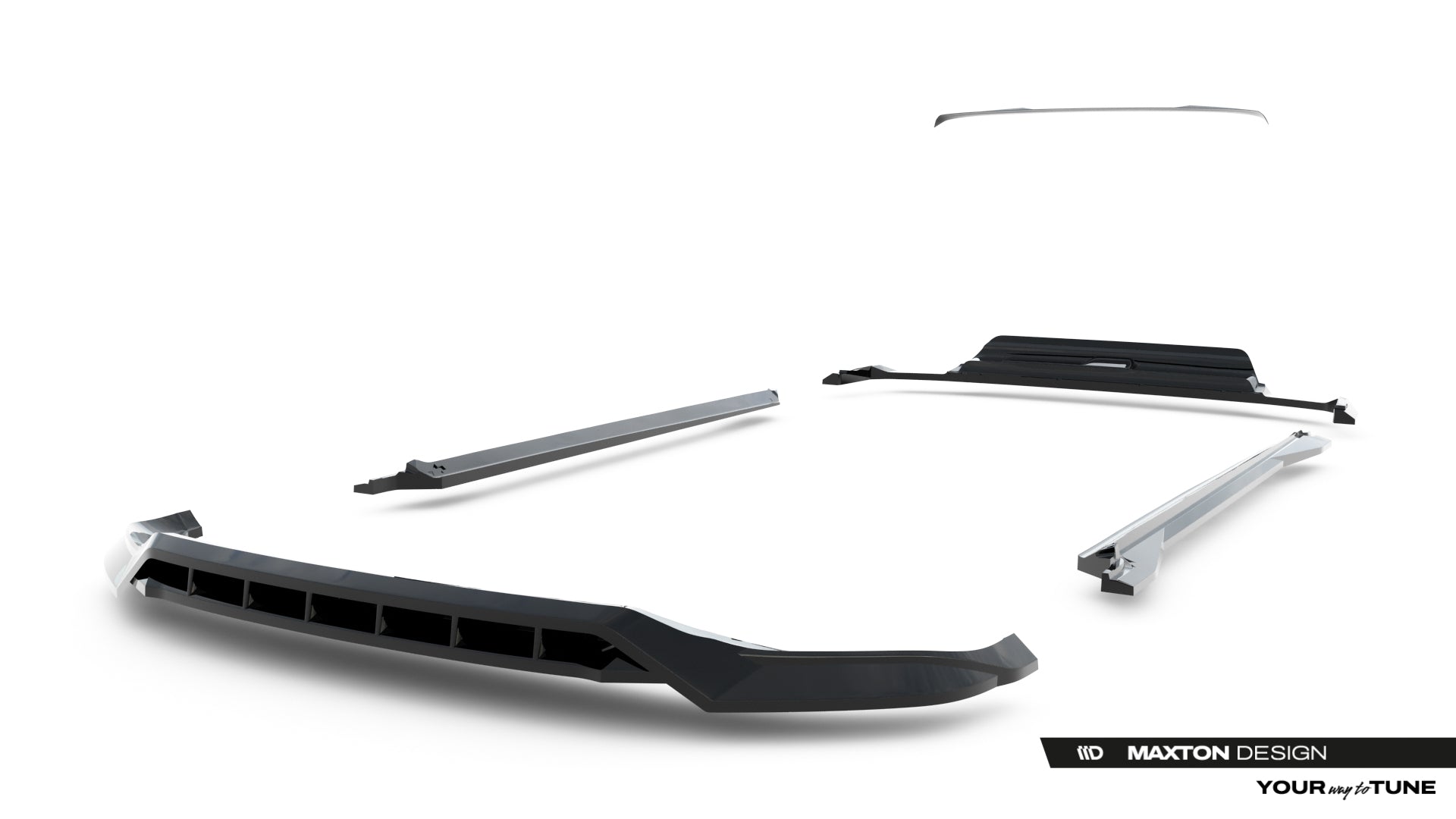 Set of splitters volkswagen touareg elegance mk3 facelift
