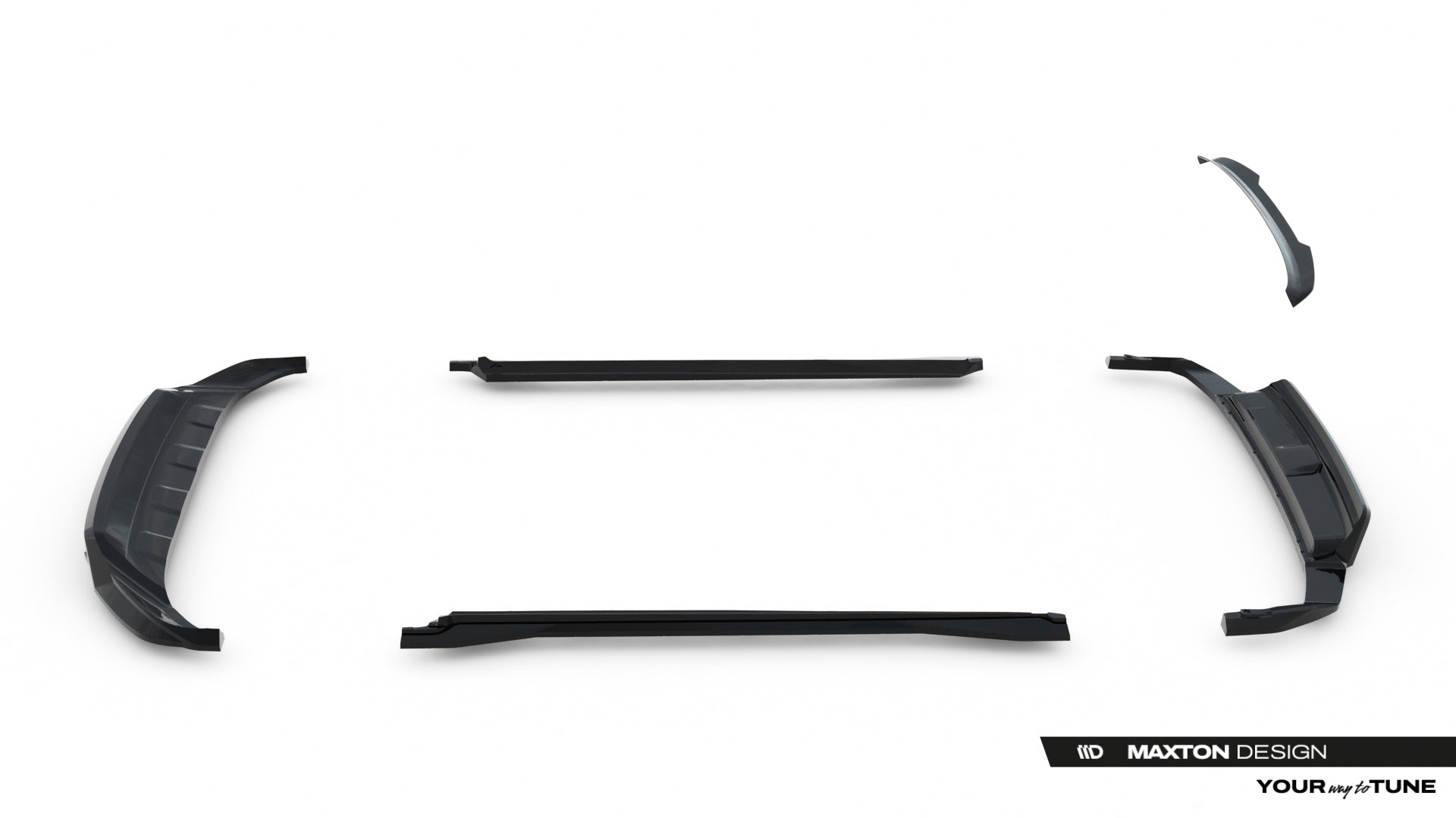 Set of splitters volkswagen touareg elegance mk3 facelift