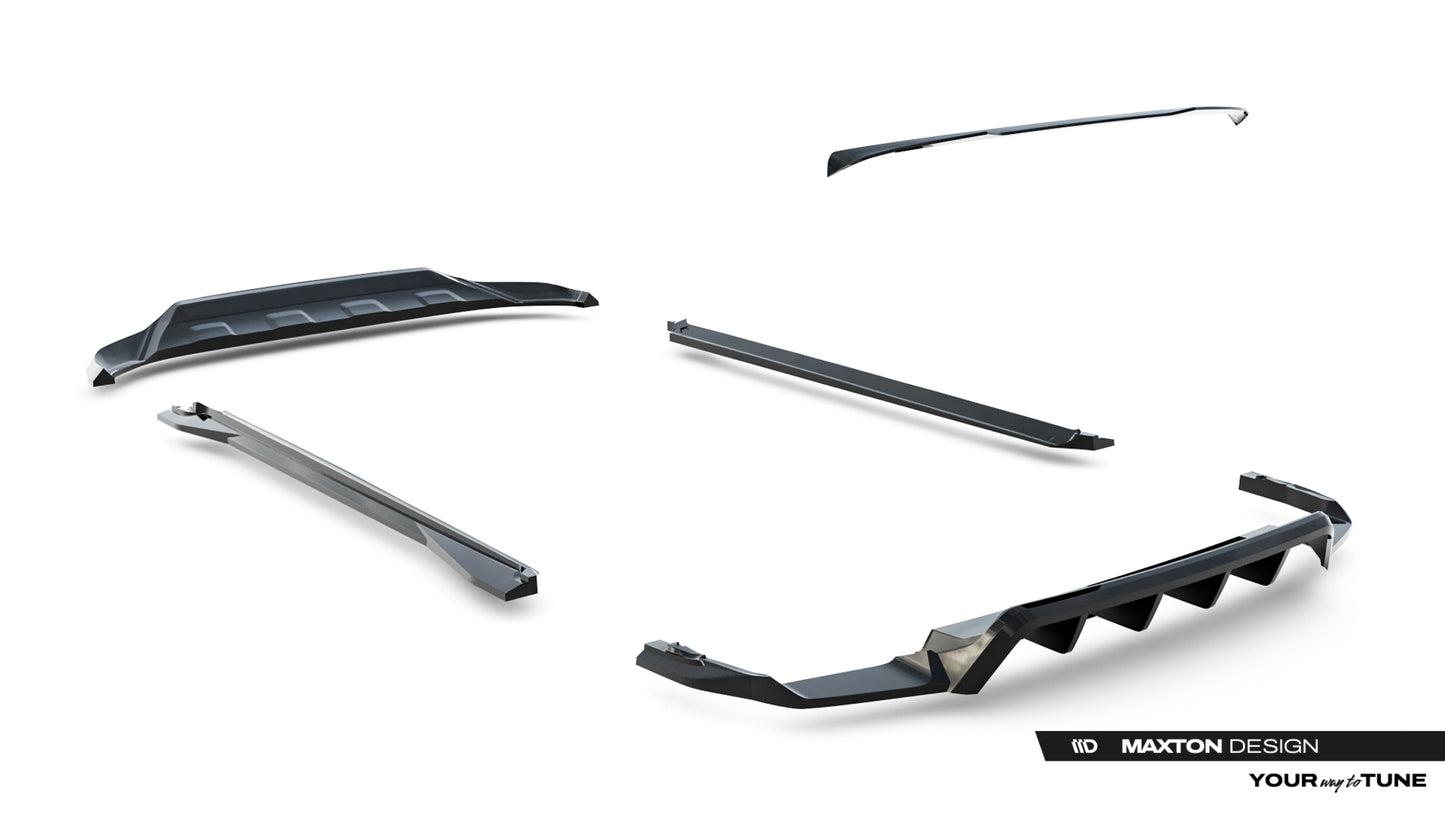 Set of splitters volkswagen touareg r-line mk3 facelift