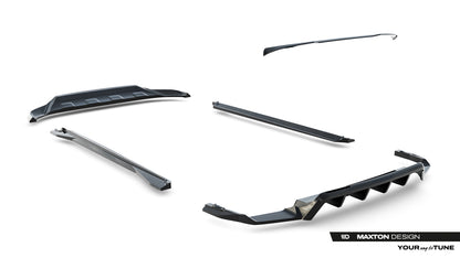 Set of splitters volkswagen touareg r-line mk3 facelift