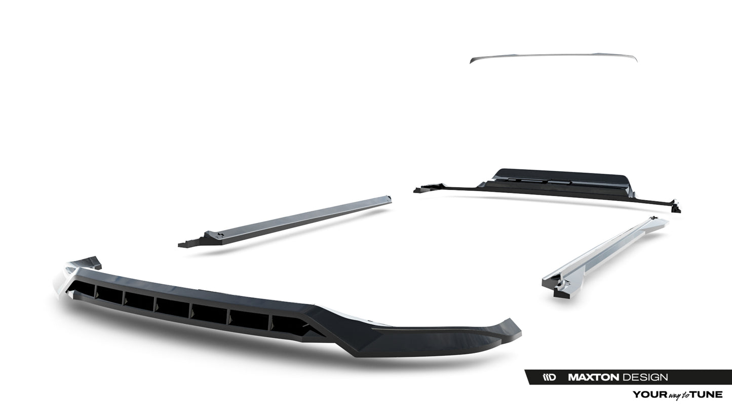 Set of splitters volkswagen touareg r-line mk3 facelift