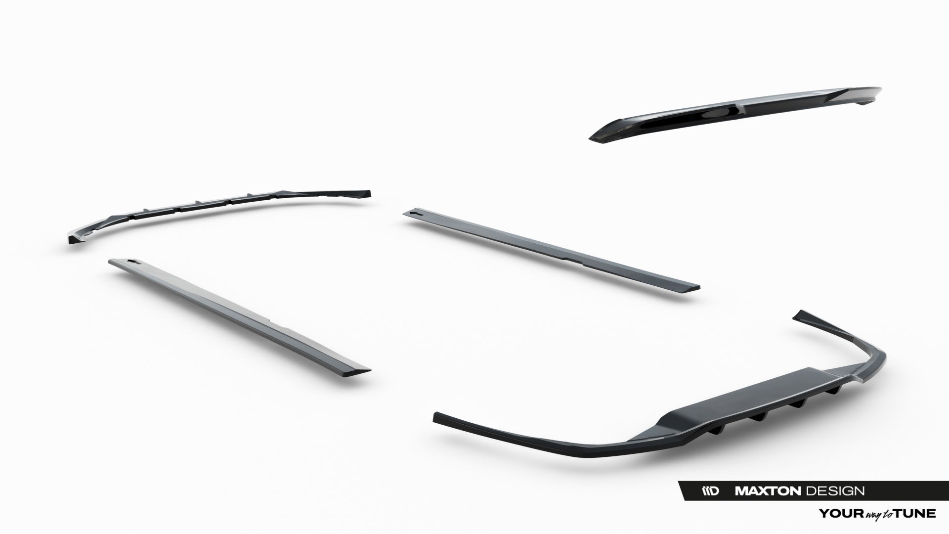 Set of splitters volvo v60 r-design mk3
