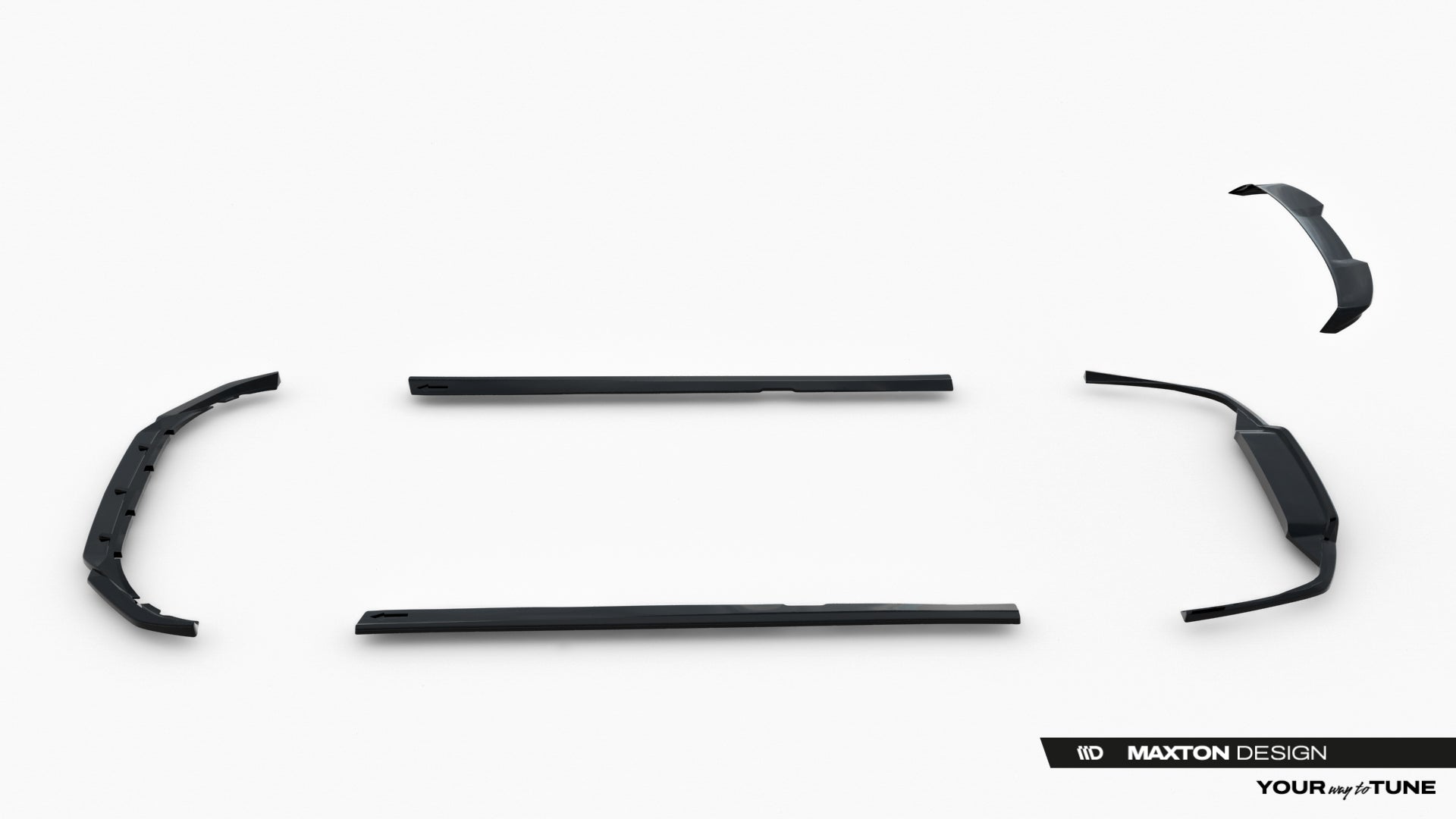 Set of splitters volvo v60 r-design mk3
