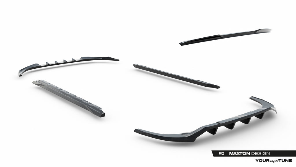 Set of splitters suitable for audi a3 sedan 8y facelift