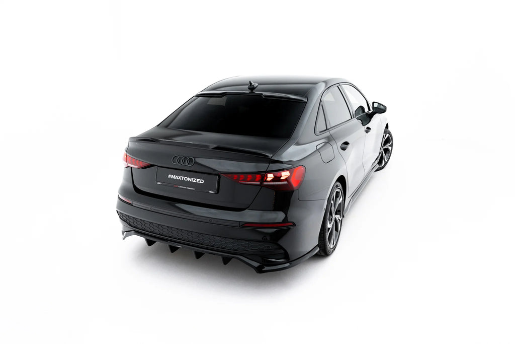 Set of splitters suitable for audi a3 sedan 8y facelift