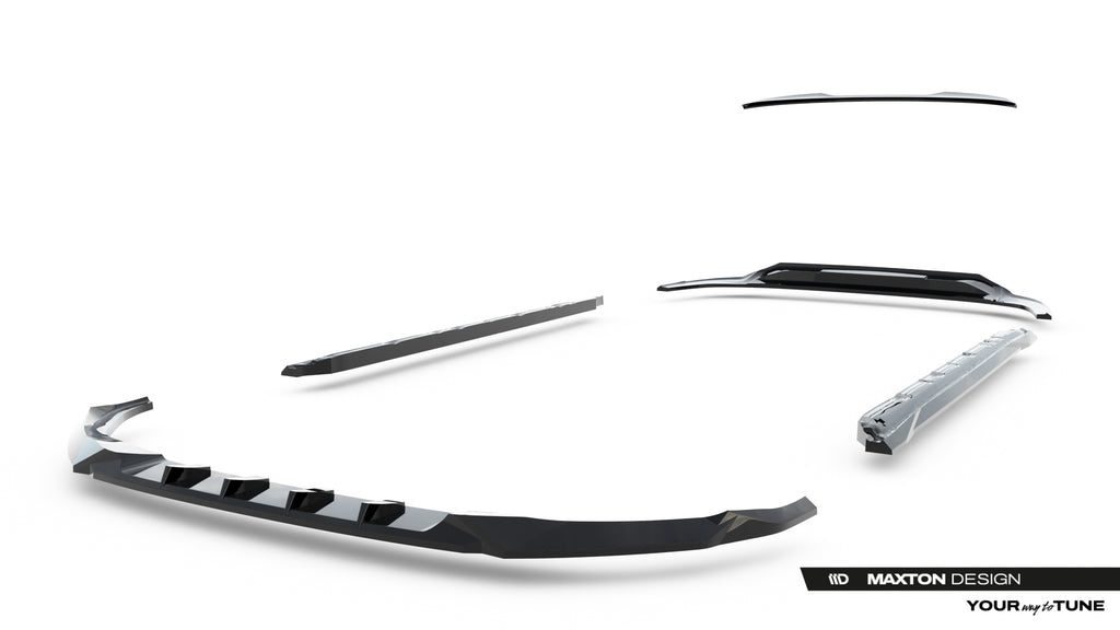 Set of splitters suitable for audi a3 sedan 8y facelift
