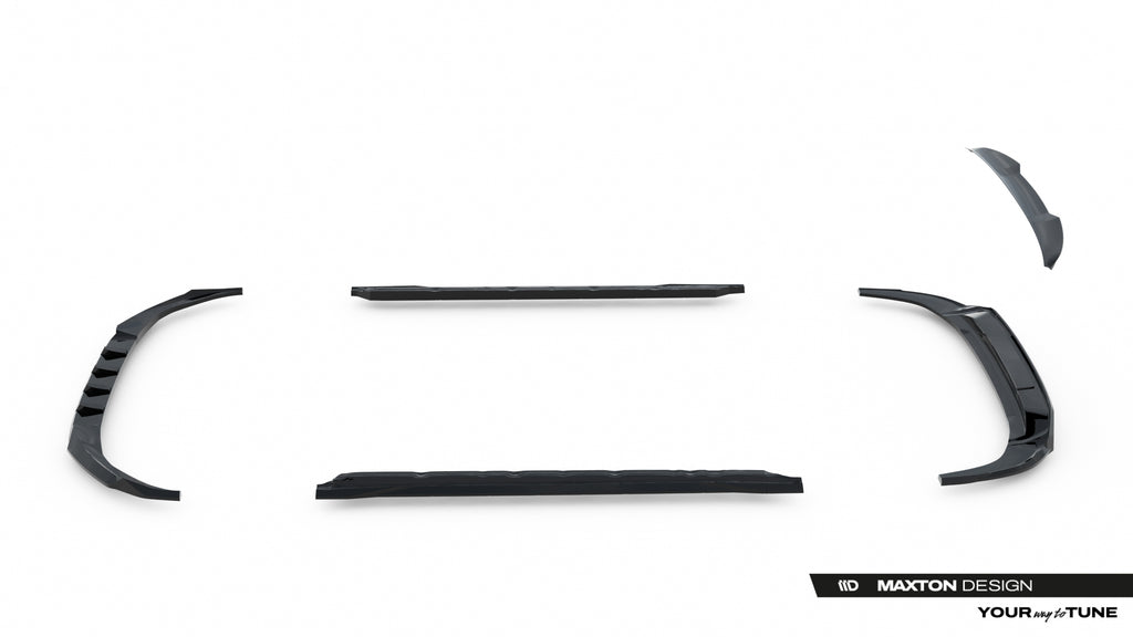 Set of splitters suitable for audi a3 sedan 8y facelift