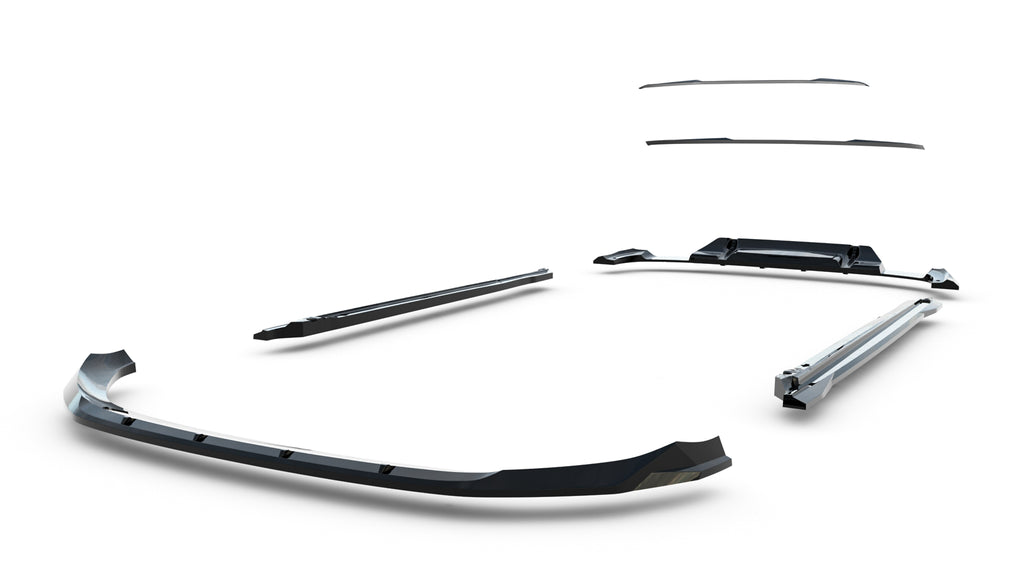 Set of splitters suitable for audi q5 s-line sportback mk3