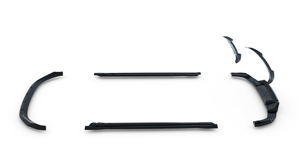Set of splitters suitable for audi q5 s-line sportback mk3