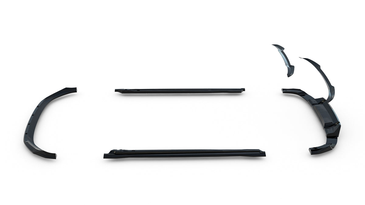 Set of splitters suitable for audi q5 s-line sportback mk3
