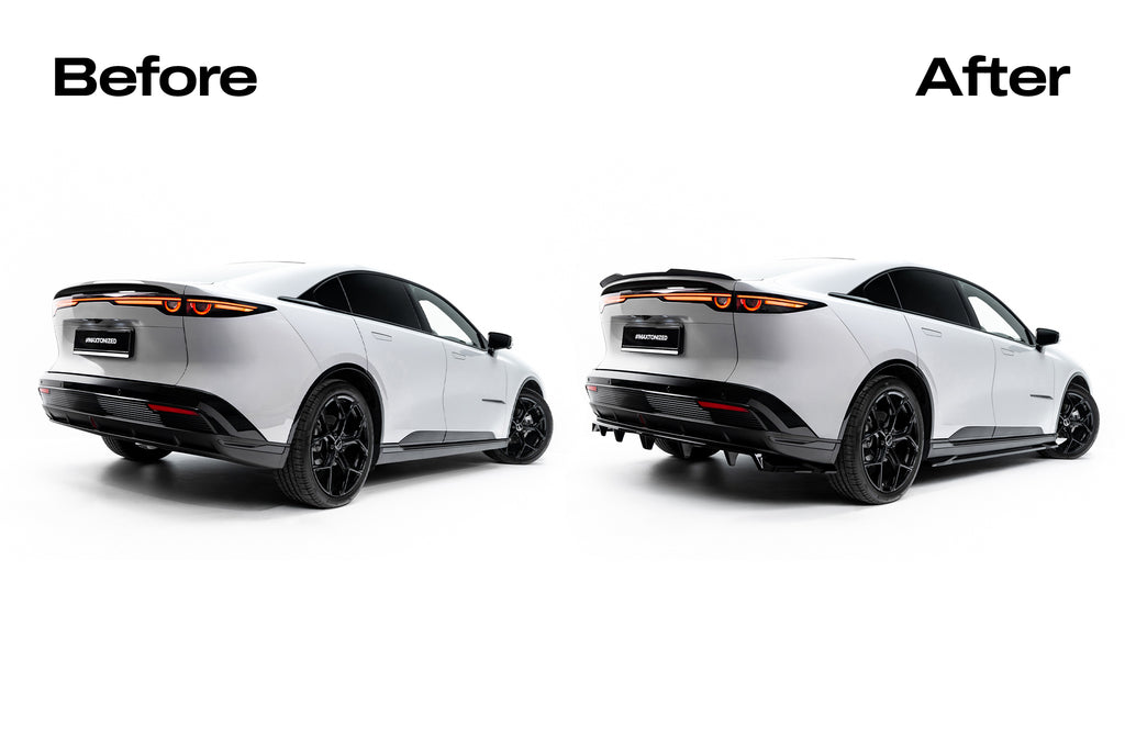 Set of splitters suitable for mazda 6e mk1