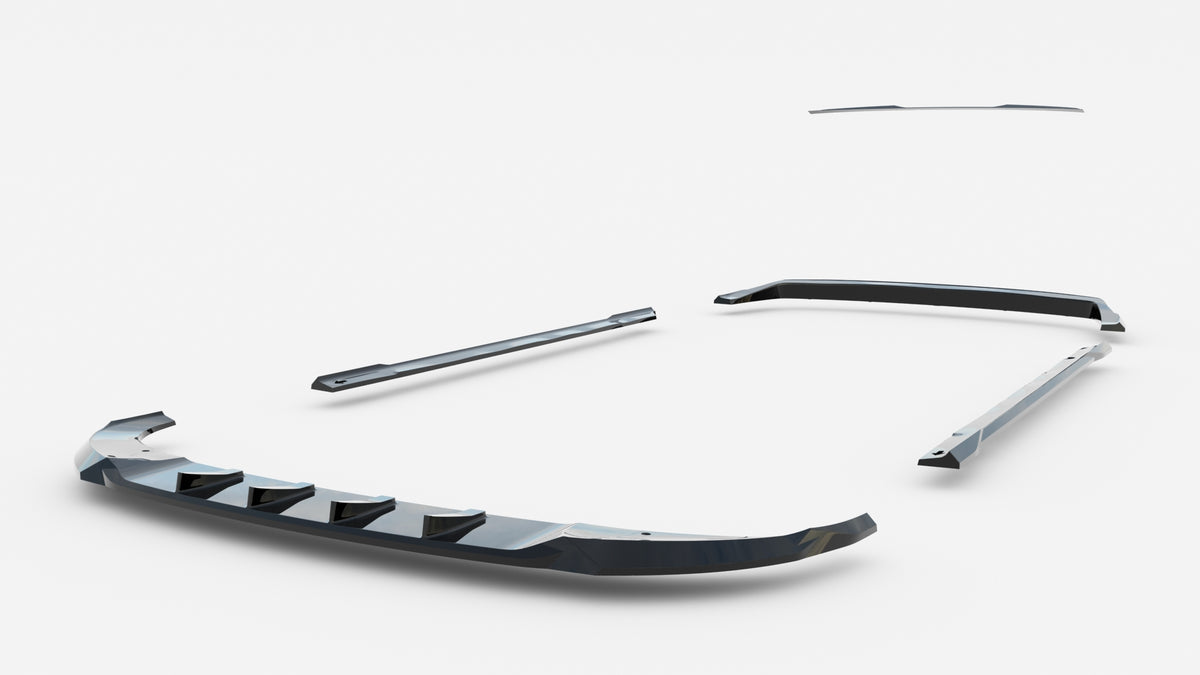 Set of splitters suitable for mazda 6e mk1