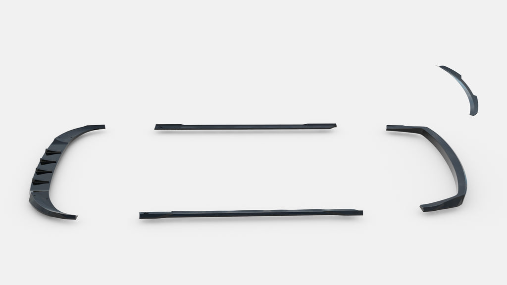 Set of splitters suitable for mazda 6e mk1