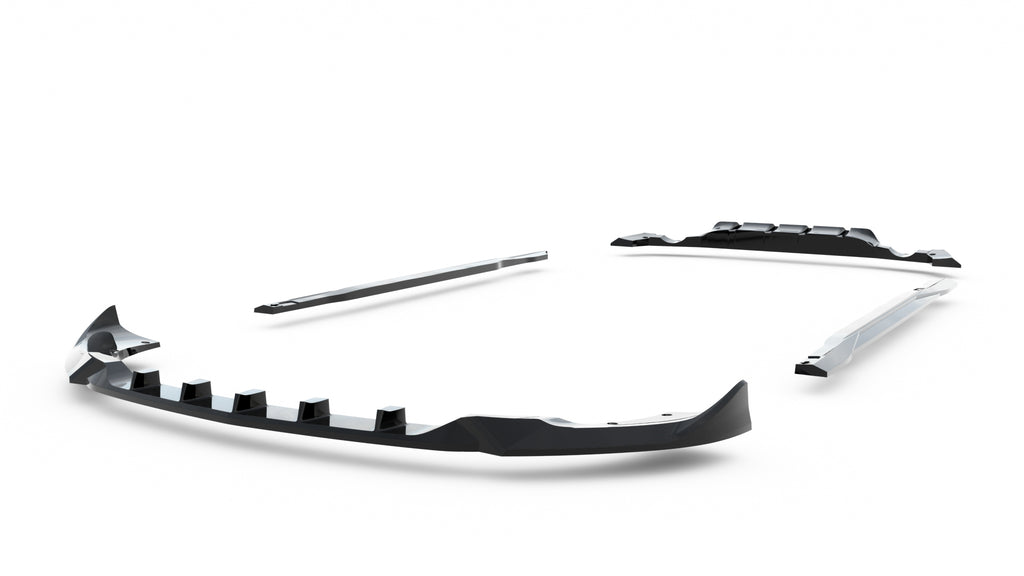 Set of splitters suitable for mercedes-amg gla 35 h247