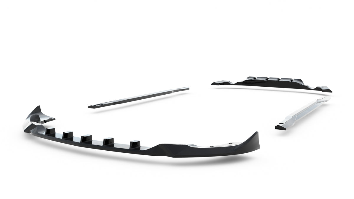 Set of splitters suitable for mercedes-amg gla 35 h247