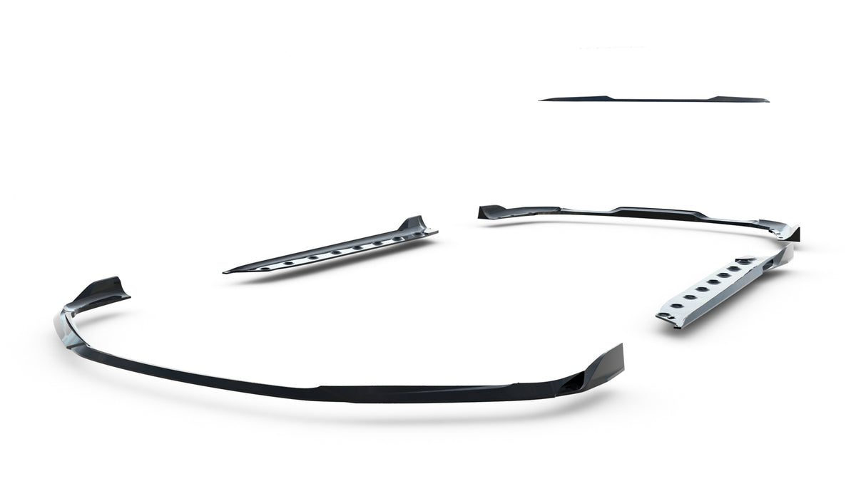 Set of splitters suitable for porsche 911 carrera aero 992 facelift