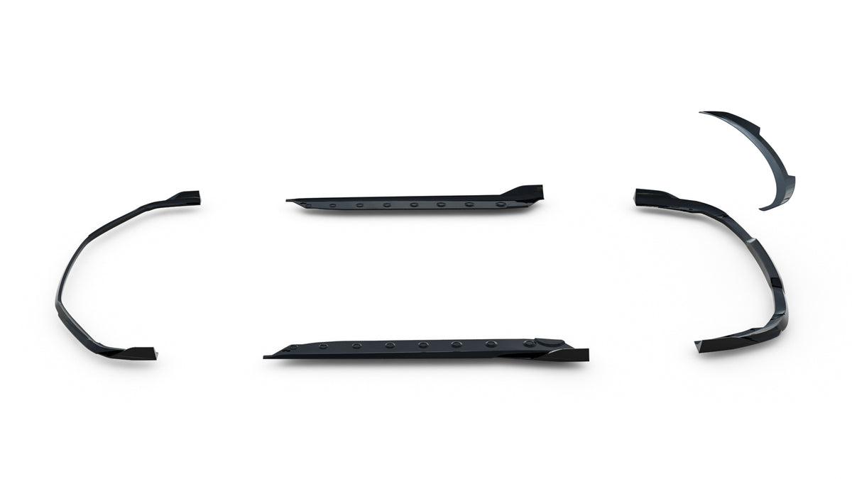 Set of splitters suitable for porsche 911 carrera aero 992 facelift
