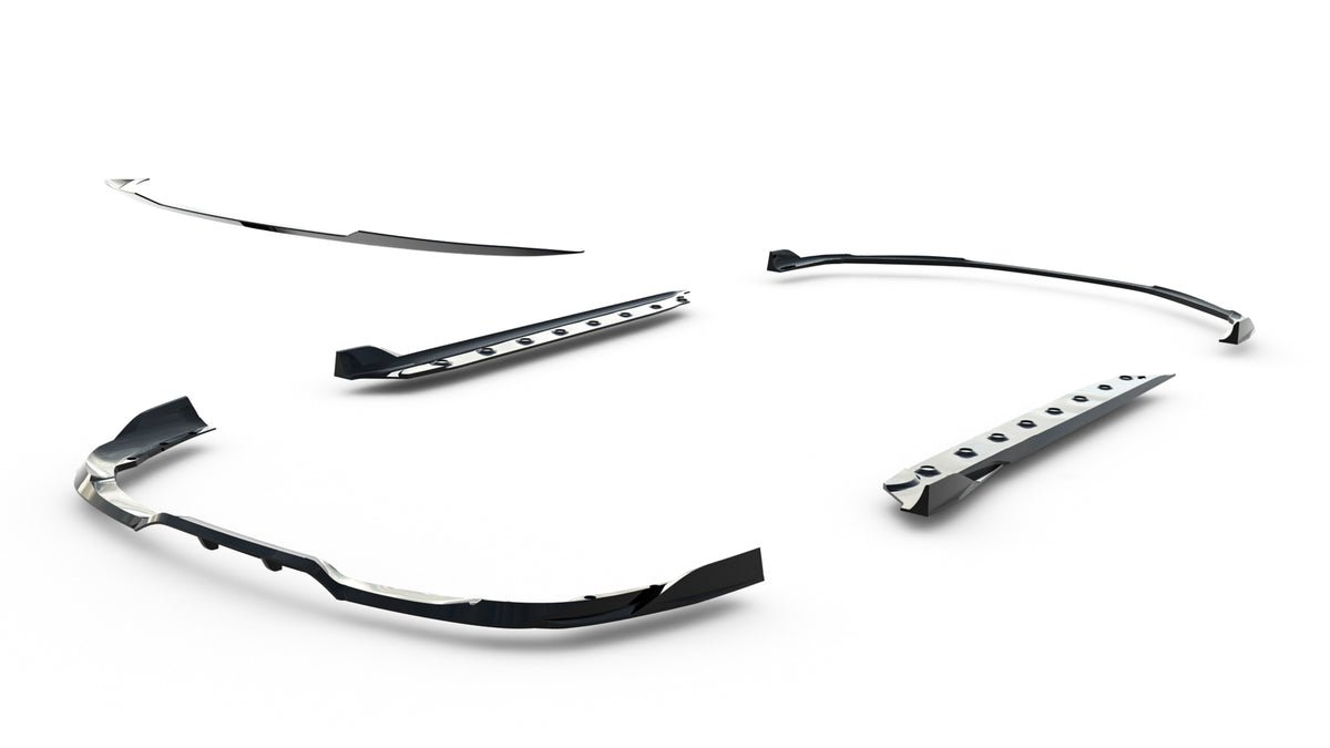 Set of splitters suitable for porsche 911 carrera aero 992 facelift